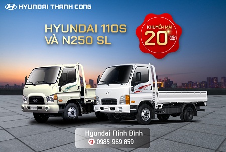 XE TẢI HYUNDAI GIẢM GIÁ LÊN ĐẾN 20 TRIỆU ĐỒNG